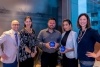 From left to right: Mark Behar, Manager of Customer Marketing Programs at UserTesting, Becky Sherman, Director of User Experience at American Airlines, Lucas Lemasters, UX Research Principal at American Airlines, Asal Johnson,  User Experience Researcher at American Airlines, Michelle Huff, CMO at UserTesting