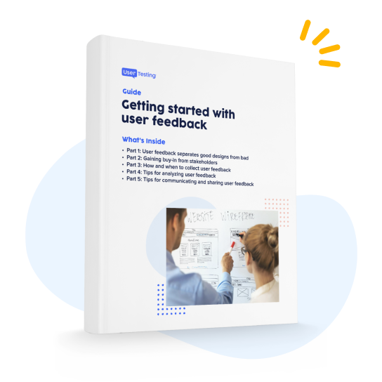 UserTesting getting started with user feedback guide