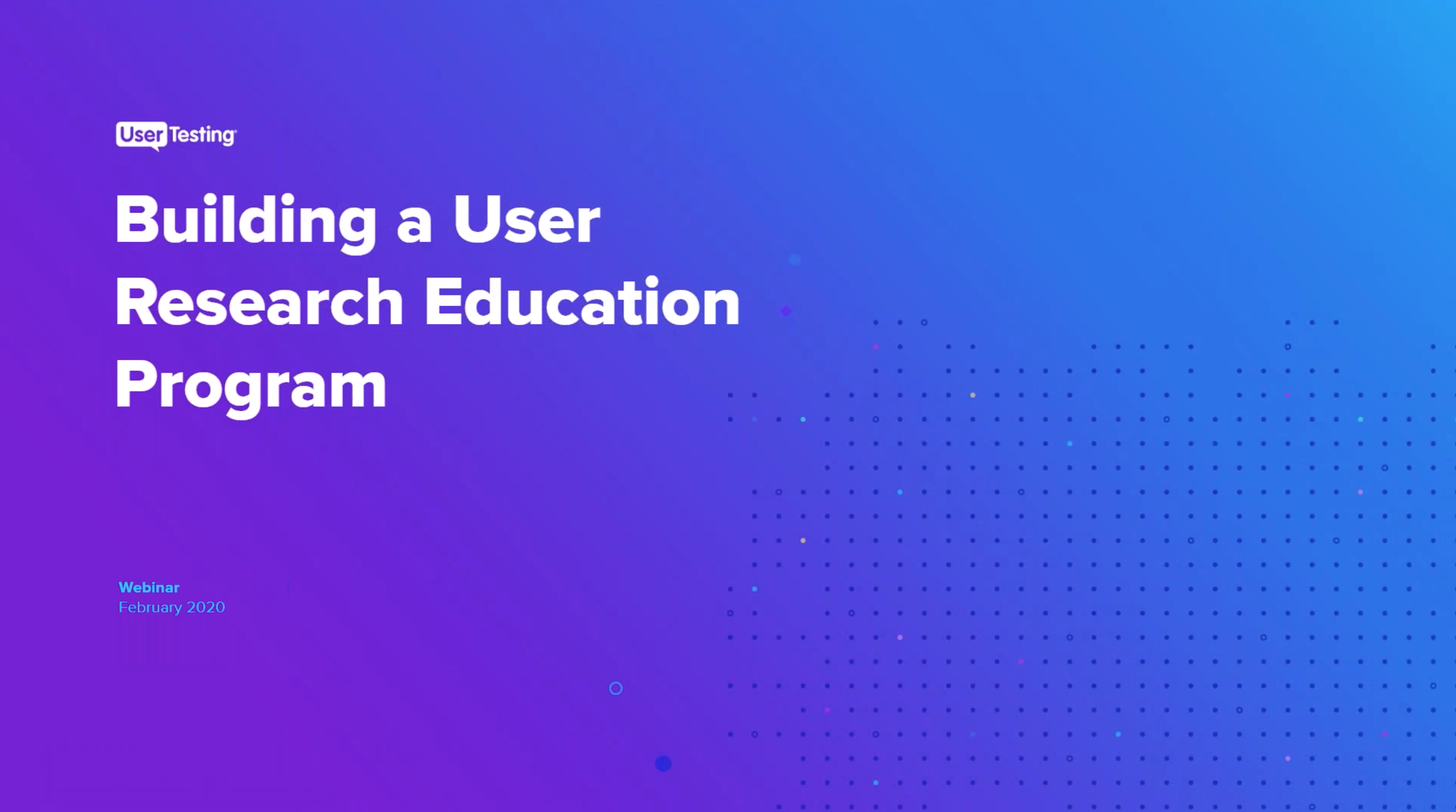 Building a user research education program CTA