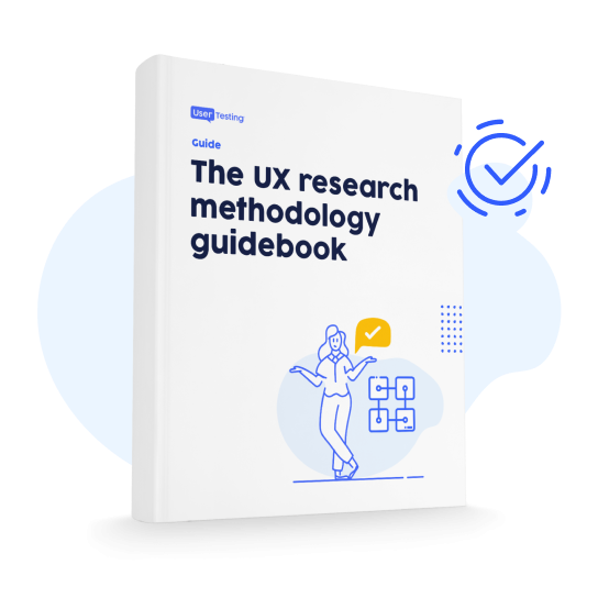 Cover of the book the UX research methodology guidebook